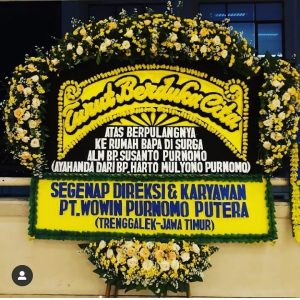 Papan Bunga Duka Cita = 208