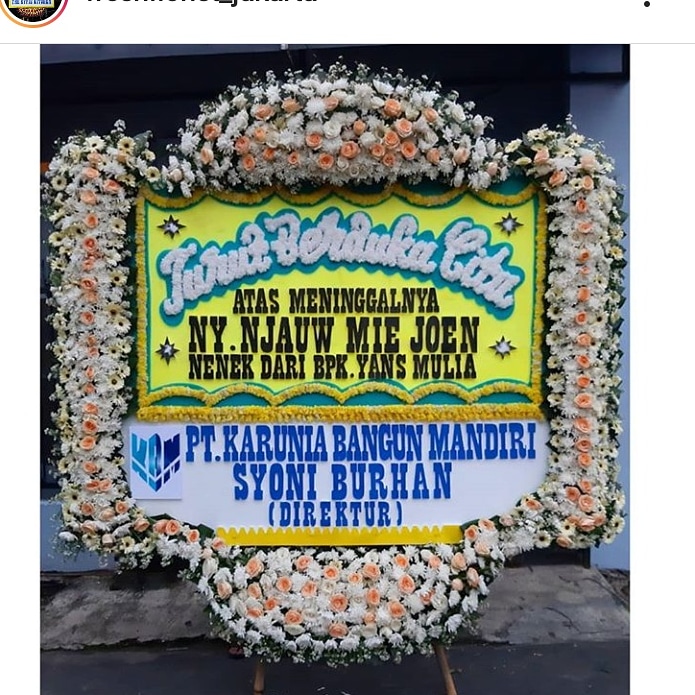 Papan Bunga Duka Cita = 215