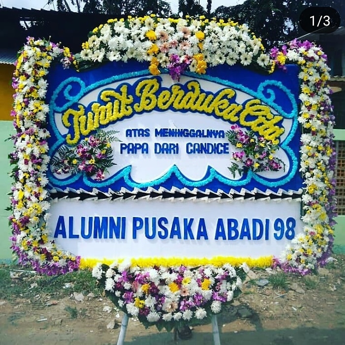 Papan Bunga Duka Cita = 242