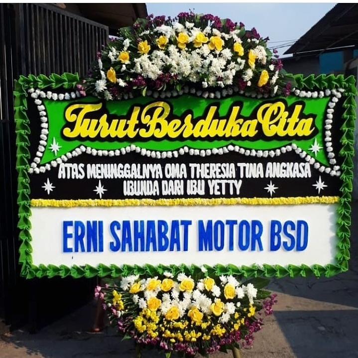 Papan Bunga Duka Cita = 230