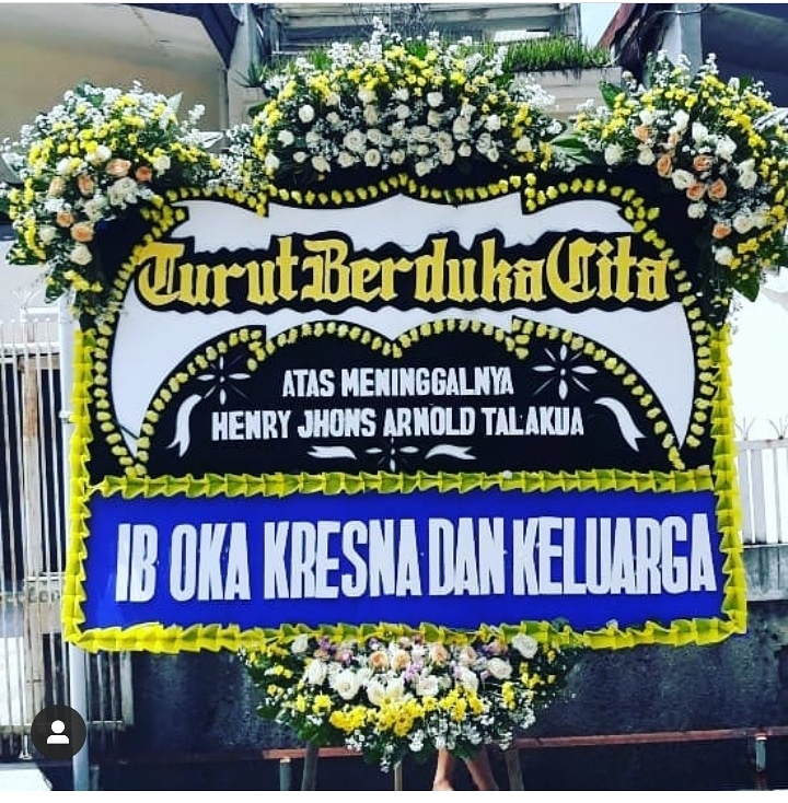 Papan Bunga Duka Cita = 225